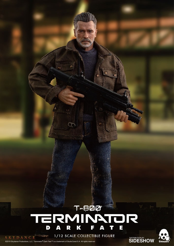 Terminator: Dark Fate T-800 Collectible Figure - Prototype Shown View 5