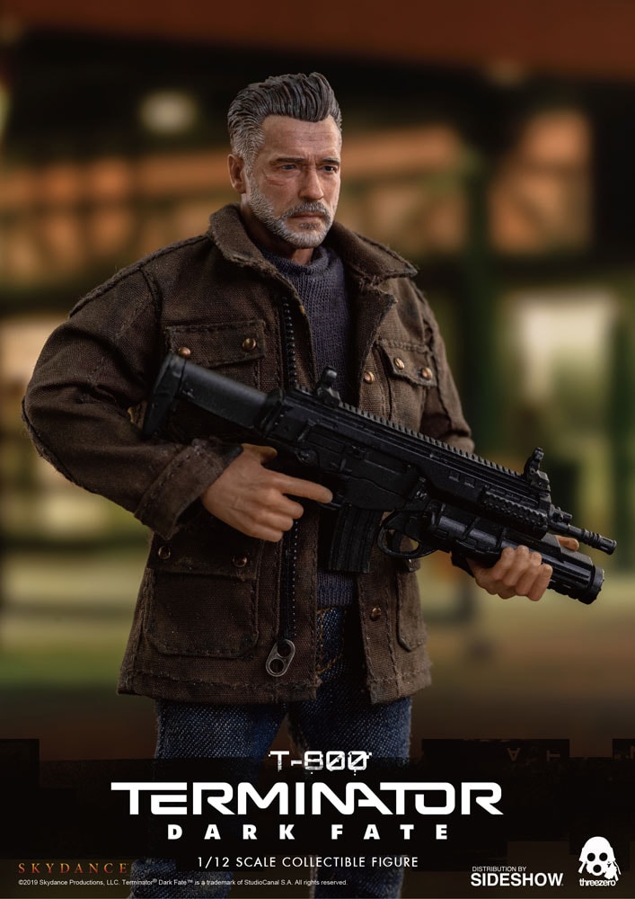 Terminator: Dark Fate T-800 Collectible Figure - Prototype Shown View 6