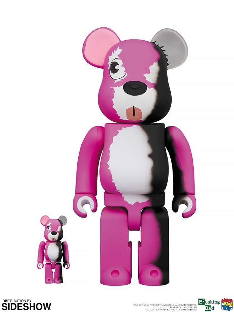 Be rbrick Pink Bear 100% and 400% Collectible Set by Medicom Sideshow