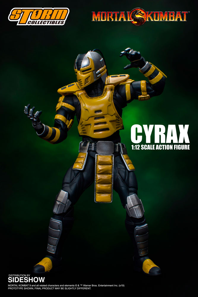 ストームコレクティブルズ　Mortal Kombat Cyrax Cyrax 1:12 Figure | Sideshow Collectibles