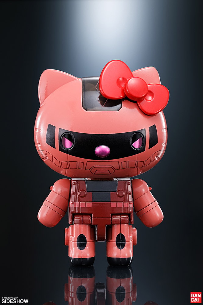 Gundam Gundam Char's Zaku II x Hello Kitty Collectible Figure - Prototype Shown View 6