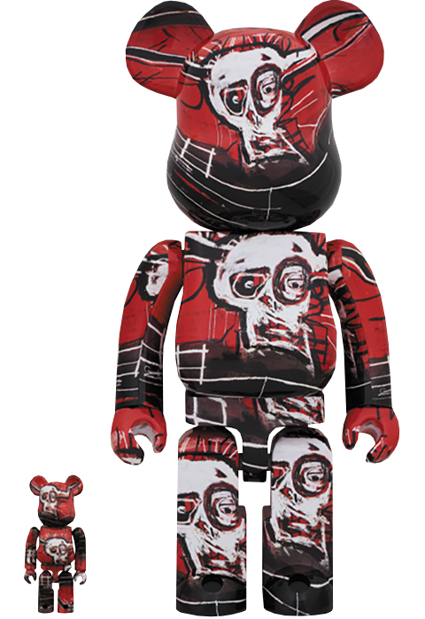 Be@rbrick Jean-Michel Basquiat #5 100% and 400%- Prototype Shown