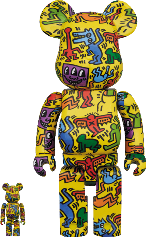 Be@rbrick Keith Haring #5 100% and 400%- Prototype Shown View 5