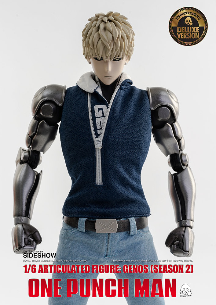One-Punch Man Genos (Deluxe) Sixth Scale Figure - Prototype Shown View 5