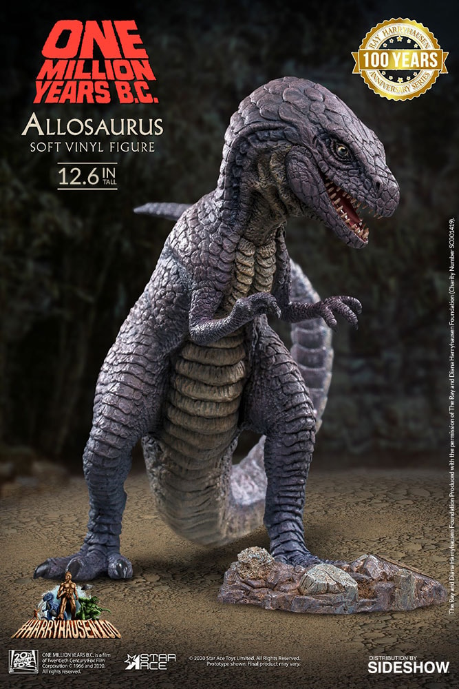 One Million Years B.C. Allosaurus Statues - Prototype Shown View 2