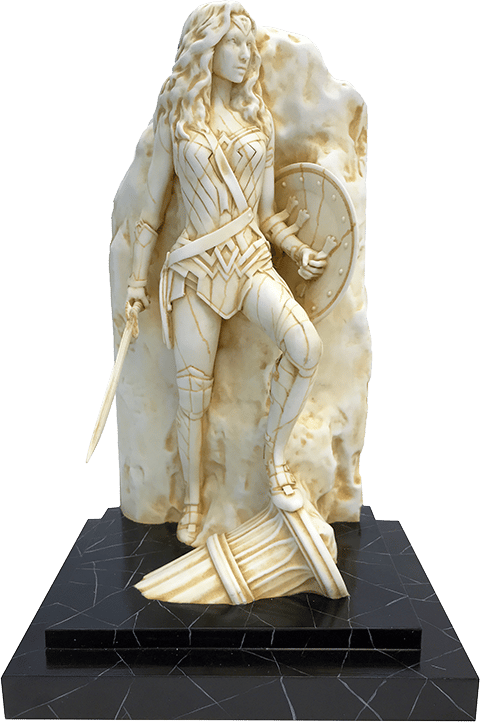 DC Comics Wonder Woman (Neo-Classical Marble) Statues - Prototype Shown View 5