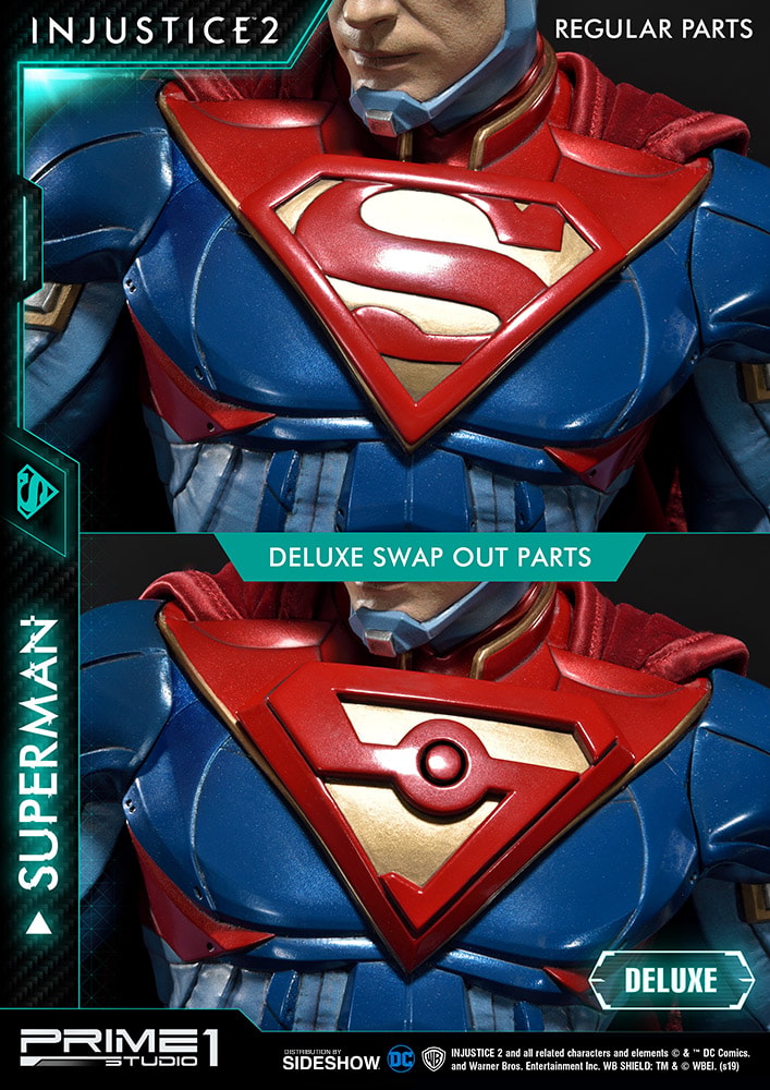 DC Comics Superman Deluxe Version Statues - Prototype Shown View 3