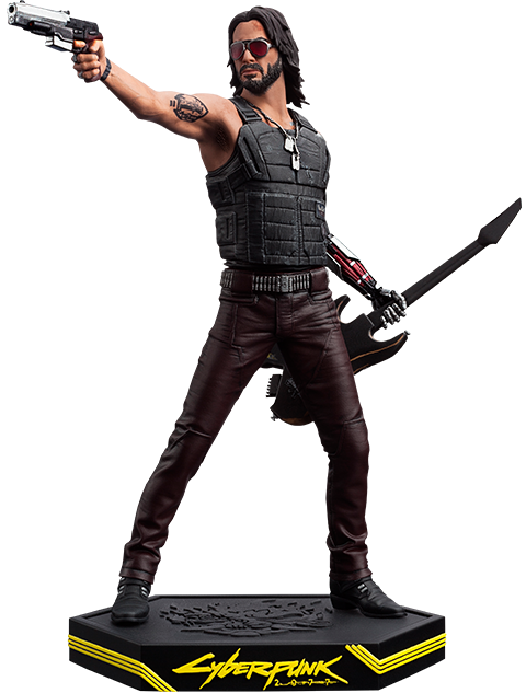 Cyberpunk 2077 Johnny Silverhand PVC Figure - Prototype Shown View 3
