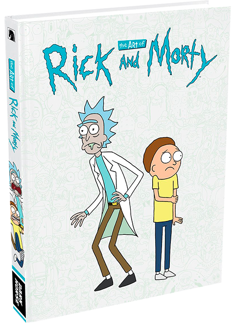 The Art of Rick and Morty Hardcover Book by Dark Horse Comics