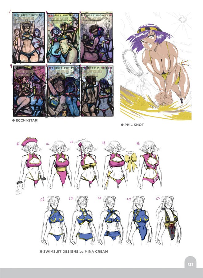 Street Fighter Street Fighter Swimsuit Special Collection Volume 1 Book - Prototype Shown View 6