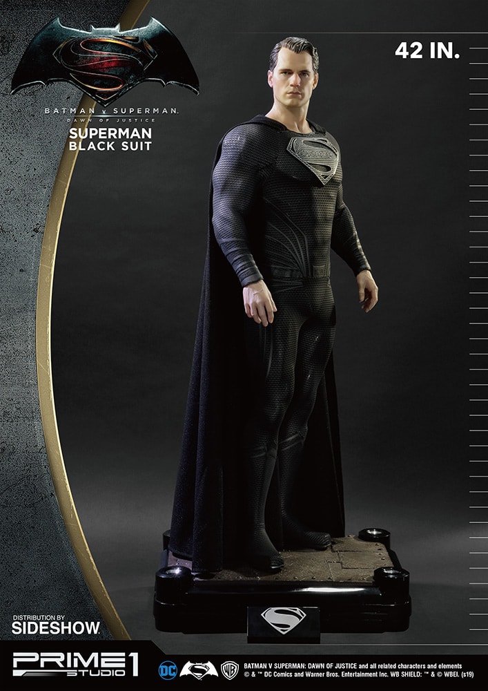 Superman Black Suit Version Statue by Prime 1 Studio | Sideshow