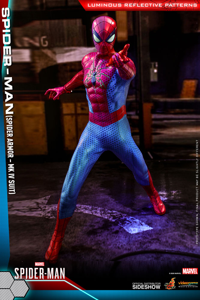 Marvel Spider-Man (Spider Armor - MK IV Suit) Sixth Scale Figure - Prototype Shown View 6
