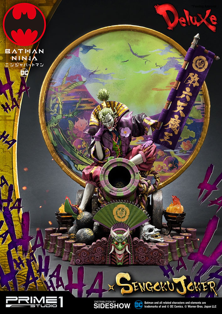 DC Comics Sengoku Joker (Deluxe Version) Statues - Prototype Shown View 3