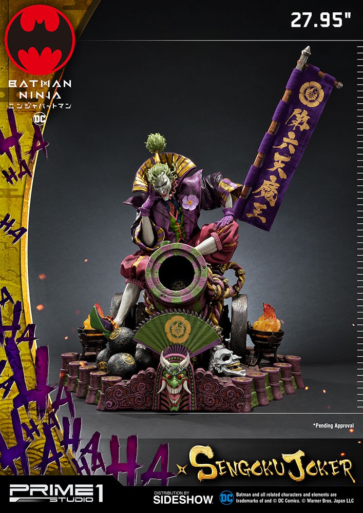 DC Comics Sengoku Joker (Deluxe Version) Statues - Prototype Shown View 6