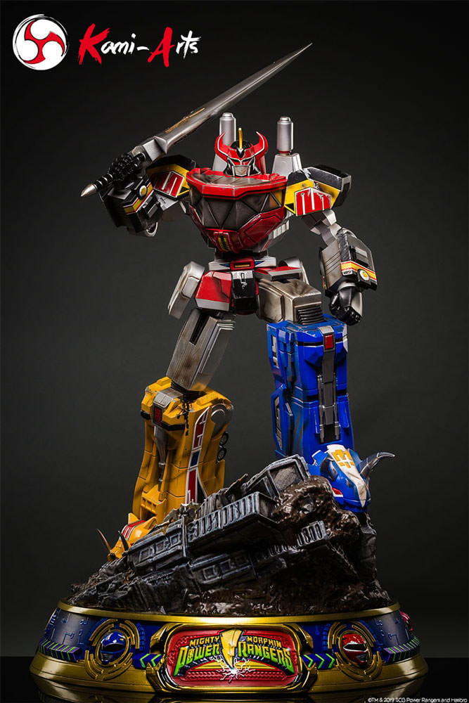 Mighty Morphin Power Rangers Megazord (Battle Damaged Version) Statues - Prototype Shown View 1