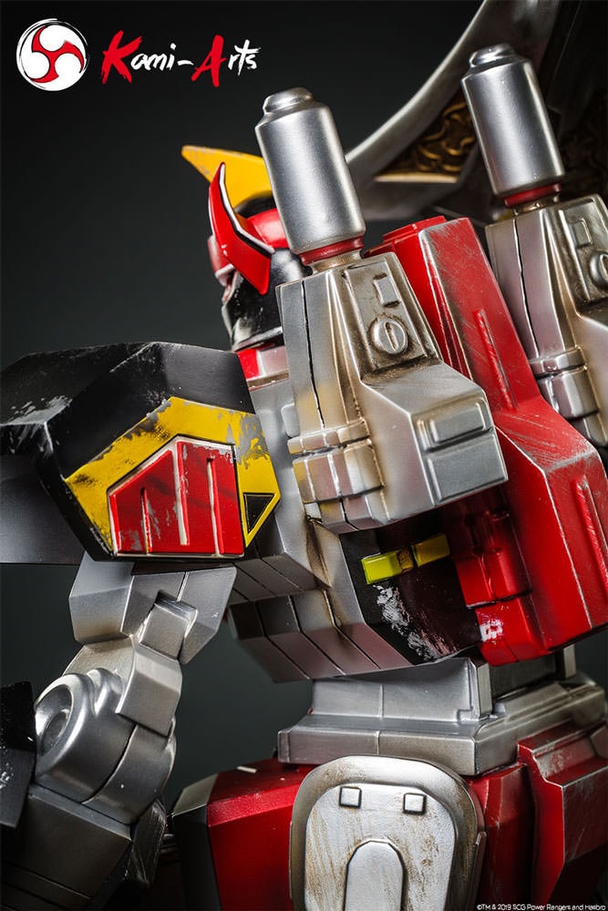 Mighty Morphin Power Rangers Megazord (Battle Damaged Version) Statues - Prototype Shown View 3