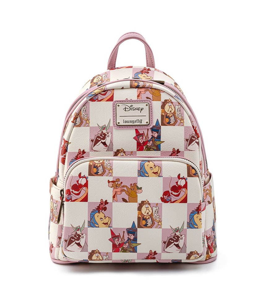 Disney BFF Character Rose Checker Mini Backpack