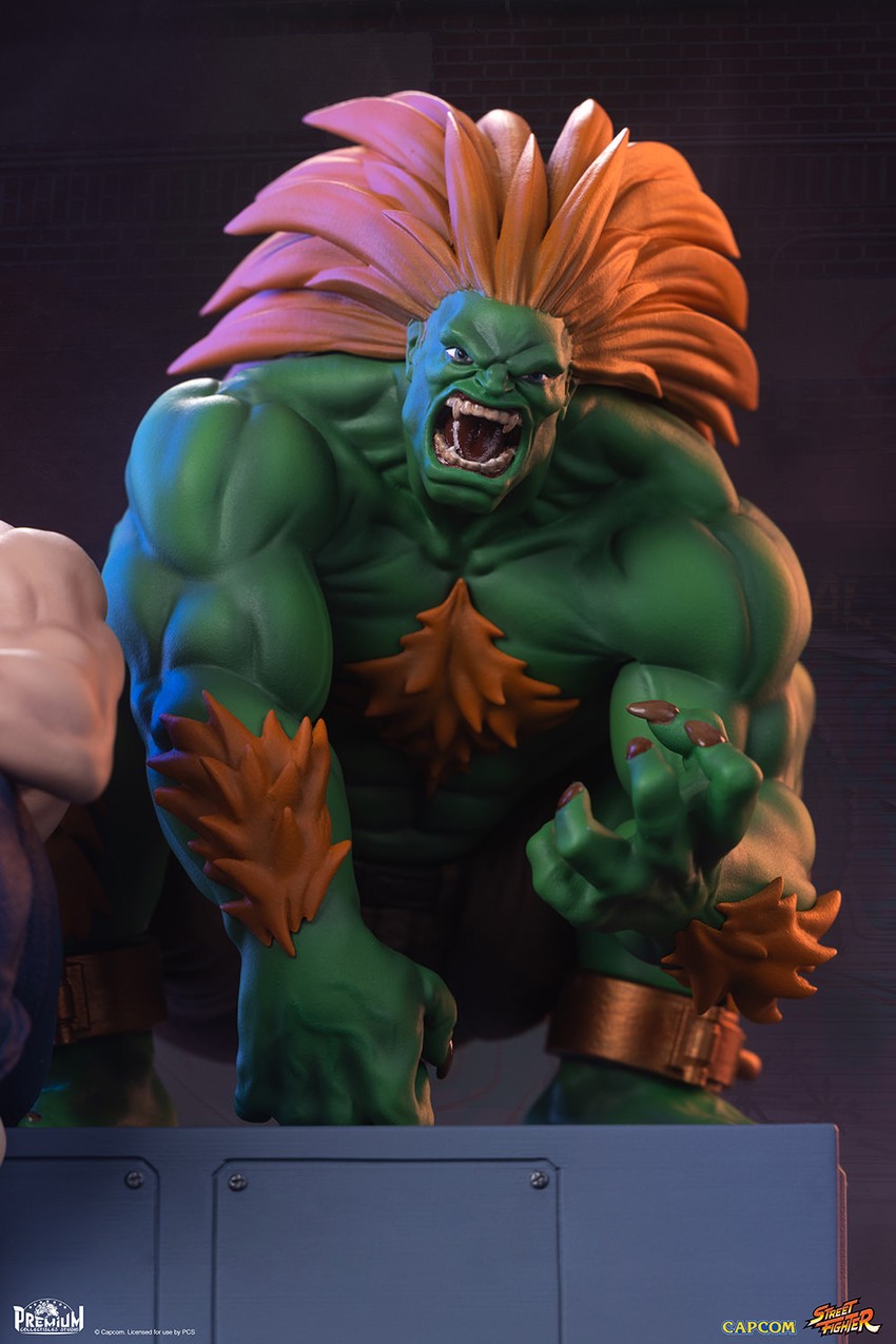 Street Fighter Blanka & Fei Long 1:10 Scale Statue - Prototype Shown View 4