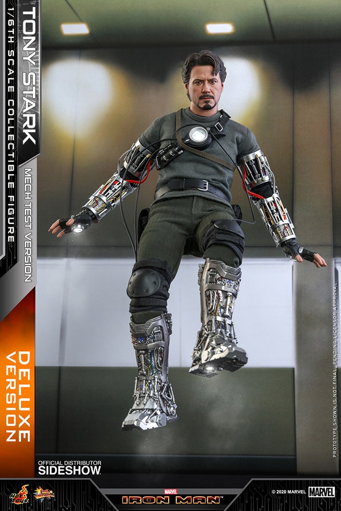 Marvel Tony Stark (Mech Test Deluxe Version) Sixth Scale Figure  Collector Edition - Prototype Shown View 6
