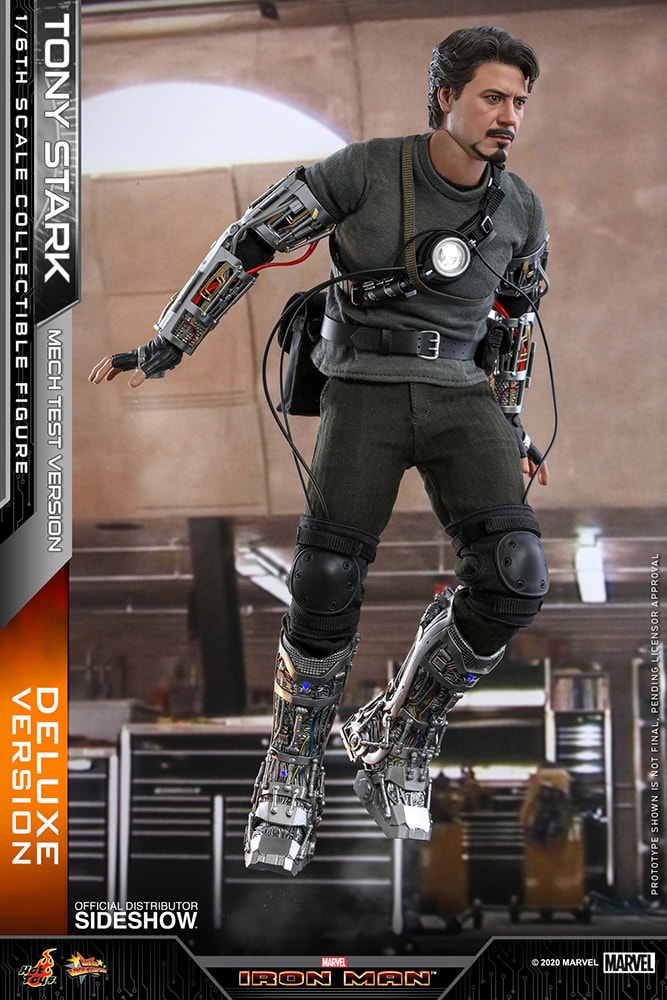 Marvel Tony Stark (Mech Test Deluxe Version) Sixth Scale Figure  Collector Edition - Prototype Shown View 4