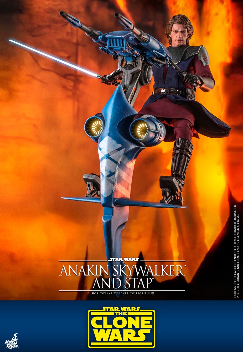 Star Wars Anakin Skywalker and STAP (Special Edition) Sixth Scale Figure Set  Exclusive Edition - Prototype Shown View 4