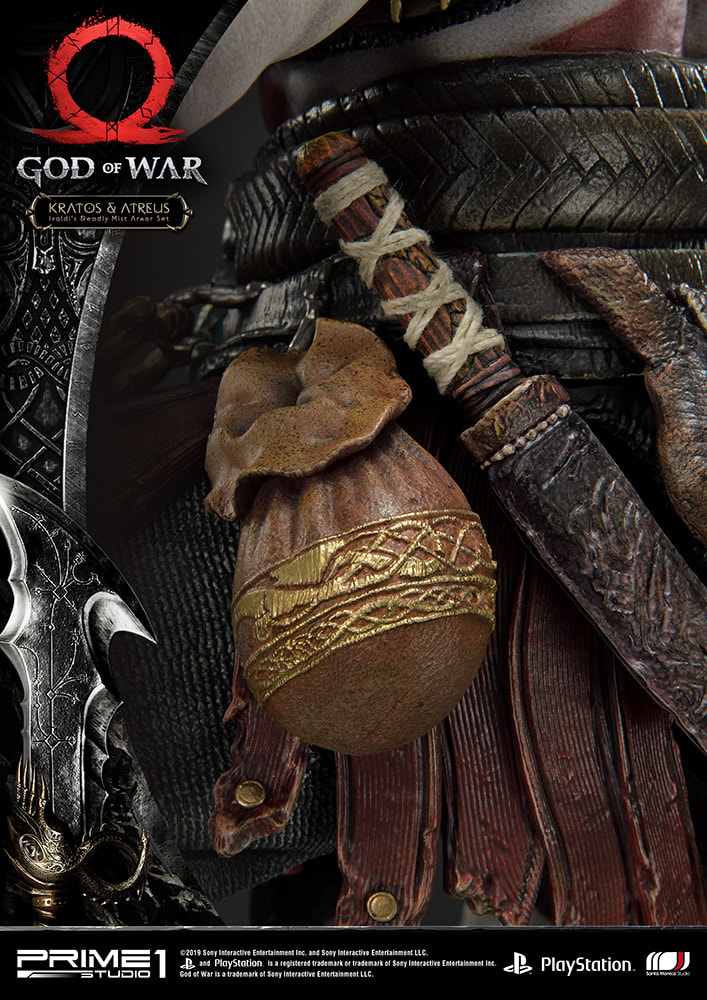 Kratos & Atreus Ivaldi's Deadly Mist Armor Set Collector Edition - Prototype Shown View 5