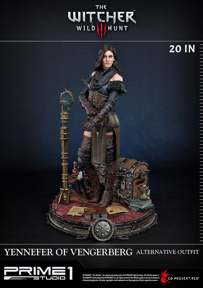 The Witcher 3: Wild Hunt Yennefer of Vengerberg Alternative Outfit Statues  Collector Edition - Prototype Shown View 3