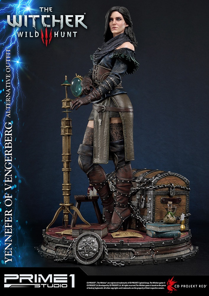 The Witcher 3: Wild Hunt Yennefer of Vengerberg Alternative Outfit Statues  Collector Edition - Prototype Shown View 4