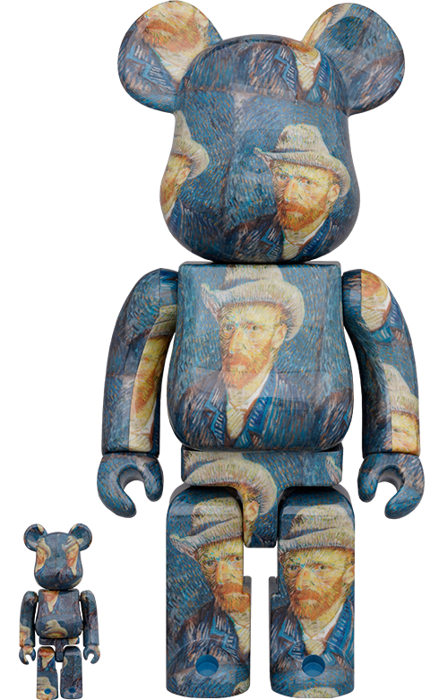 Be@rbrick Van Gogh Museum Self Portrait 100% and 400%- Prototype Shown