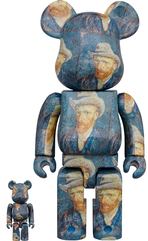 Be@rbrick Van Gogh Museum Self Portrait 100% and 400