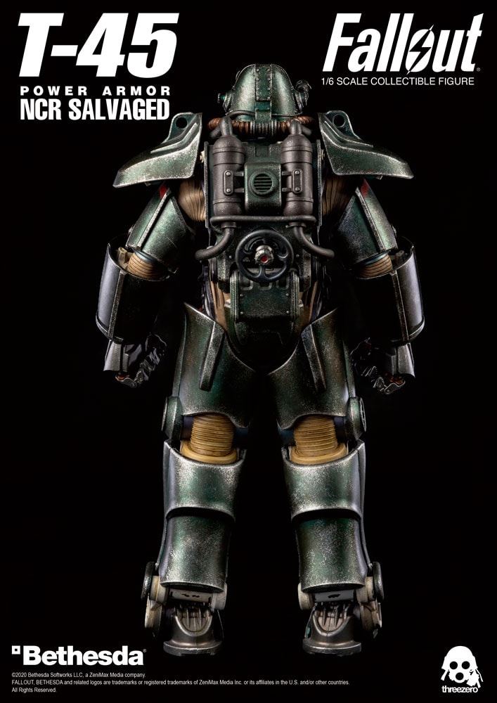 Fallout T-45 NCR Salvaged Power Armor Sixth Scale Figure - Prototype Shown View 5