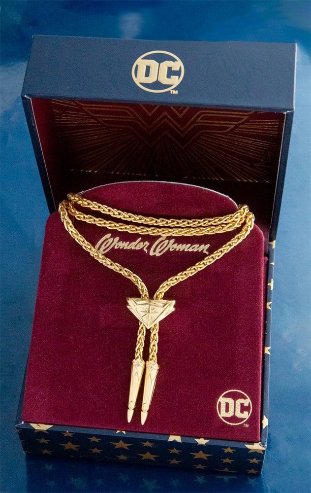 DC Comics Wonder Woman Lasso Necklace (Gold) Jewelry - Prototype Shown View 5