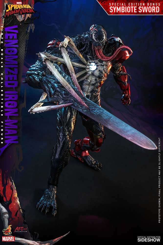 Marvel Venomized Iron Man (Special Edition) Sixth Scale Figure  Exclusive Edition - Prototype Shown View 1