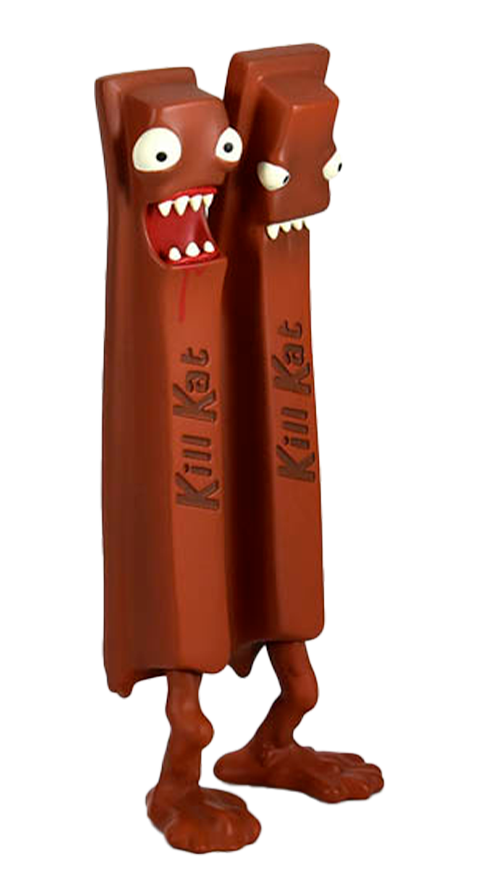 O-No Food Company Kill Kat Vinyl Collectible - Prototype Shown View 5