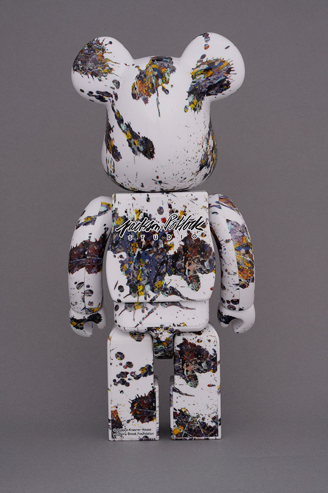 Be@rbrick Jackson Pollock Studio (SPLASH) 100% & 400%- Prototype Shown View 4