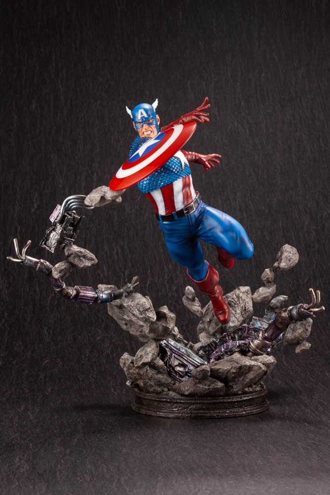 Marvel Captain America Statues - Prototype Shown View 4