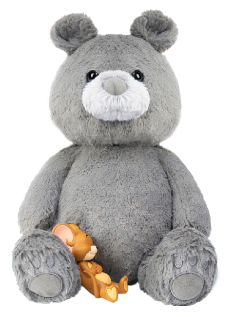 Tom and Jerry Plush Teddy Bear (Charcoal Gray)- Prototype Shown