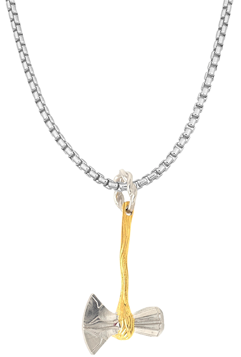 Marvel Mini Stormbreaker Necklace Jewelry - Prototype Shown View 2