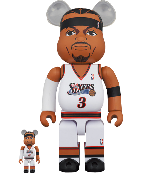 最新作 Be@rbrick Allen 400 and 100% 76ers) (Philadelphia Iverson その他