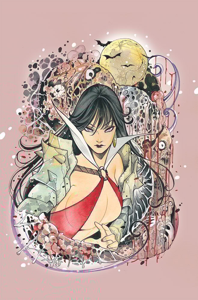 Die!namite #1 Red Sonja & Vampirella (Special Virgin Peach Momoko Covers) View 1