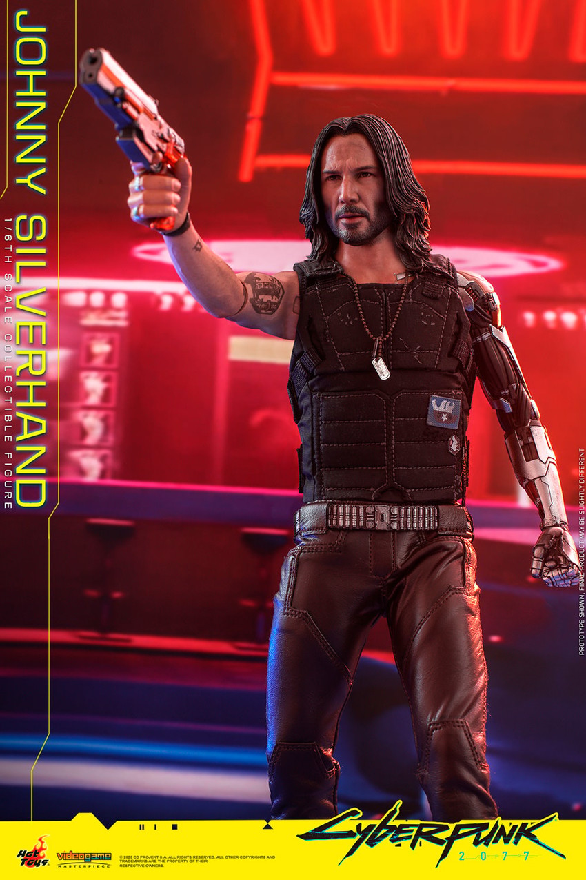 t*o様 Cyberpunk 2077 Johnny Silverhand フィ Cyberpunk 2077 Johnny Silverhand Keanu Reeves 1/4 Scale Statue