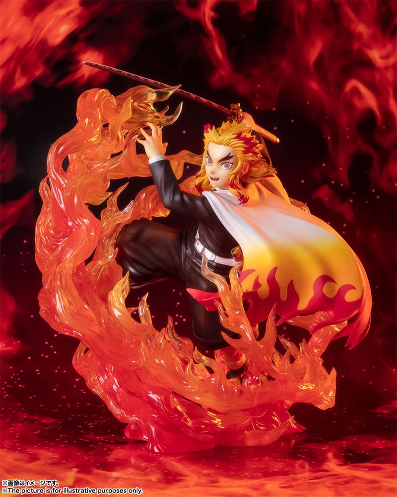 Demon Slayer Kyojuro Rengoku Flame Breathing Collectible Figure  View 6