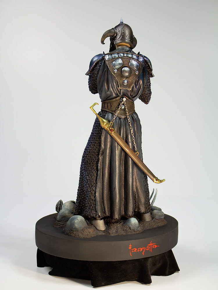 Frank Frazetta Death Dealer 3 Statues - Prototype Shown View 3