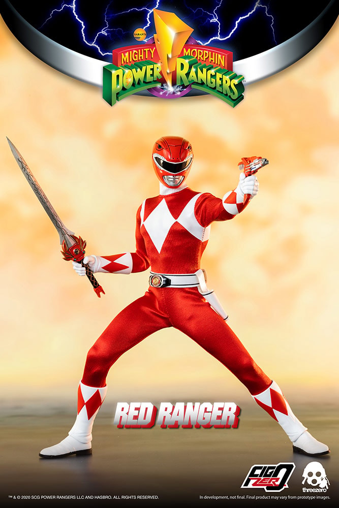 Mighty Morphin Power Rangers Red Ranger Sixth Scale Figure - Prototype Shown View 1