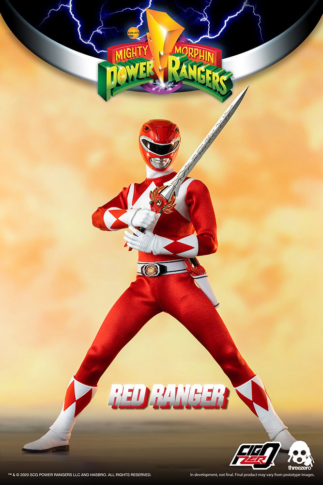 Mighty Morphin Power Rangers Red Ranger Sixth Scale Figure - Prototype Shown View 2