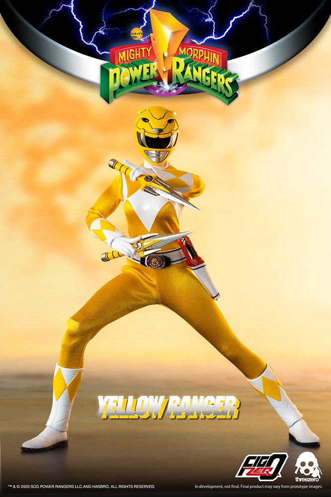 Mighty Morphin Power Rangers Yellow Ranger Sixth Scale Figure - Prototype Shown View 4
