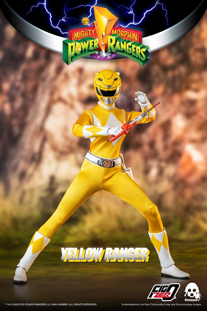 Mighty Morphin Power Rangers Yellow Ranger Sixth Scale Figure - Prototype Shown View 5