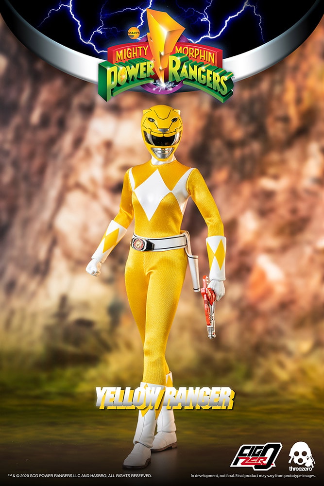Mighty Morphin Power Rangers Yellow Ranger Sixth Scale Figure - Prototype Shown View 6