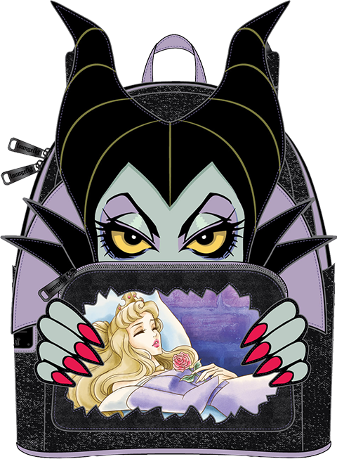 Villains Scene Maleficent Sleeping Beauty  Mini Backpack- Prototype Shown View 2