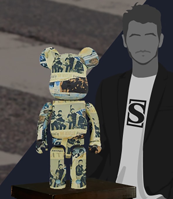 Be@rbrick The Beatles 'Anthology' 1000% View 2